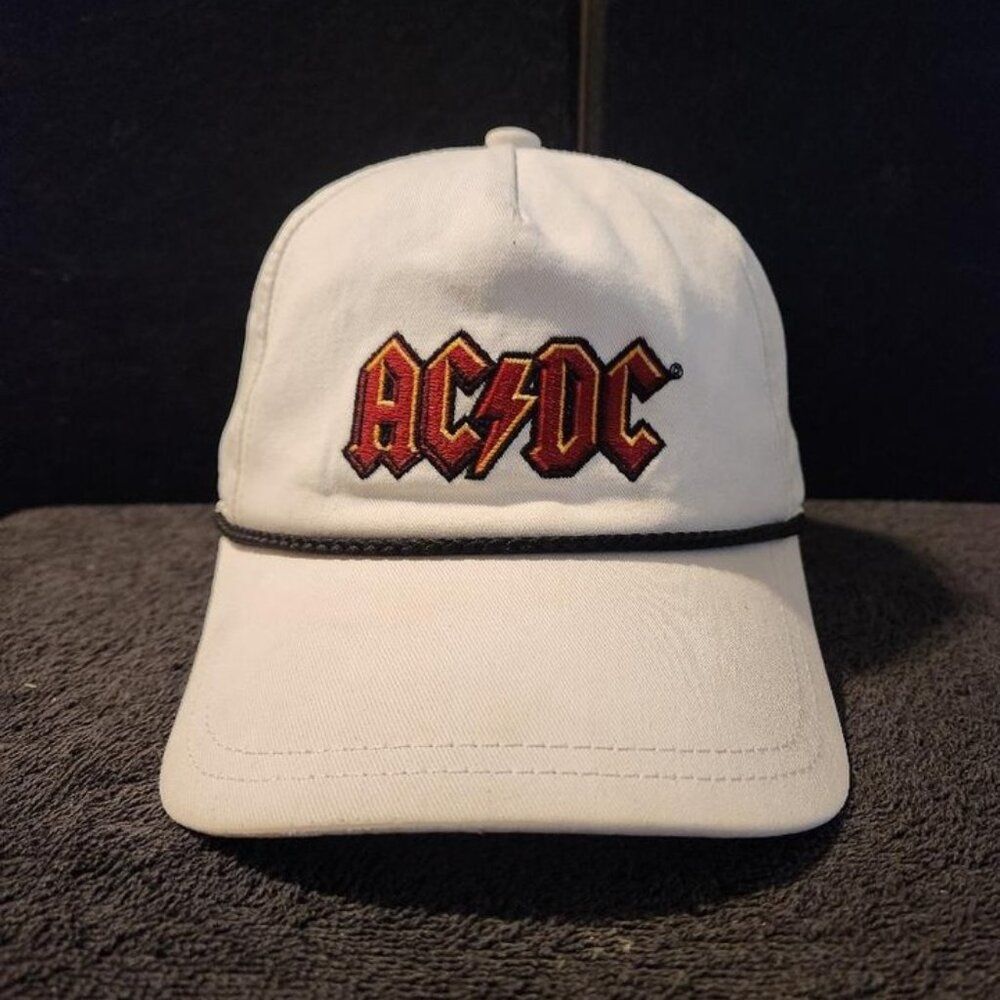 AC/DC Heavy Metal Rock Band Angus Young American Needle Rope Brim SnapBack Hat